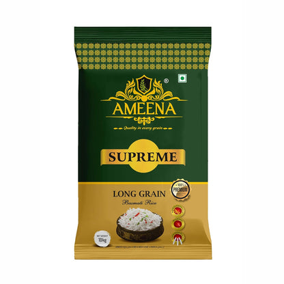 AMEENA Supreme Premium Basmati Rice Extra Long Grain For Finest Pulav Basmati Rice